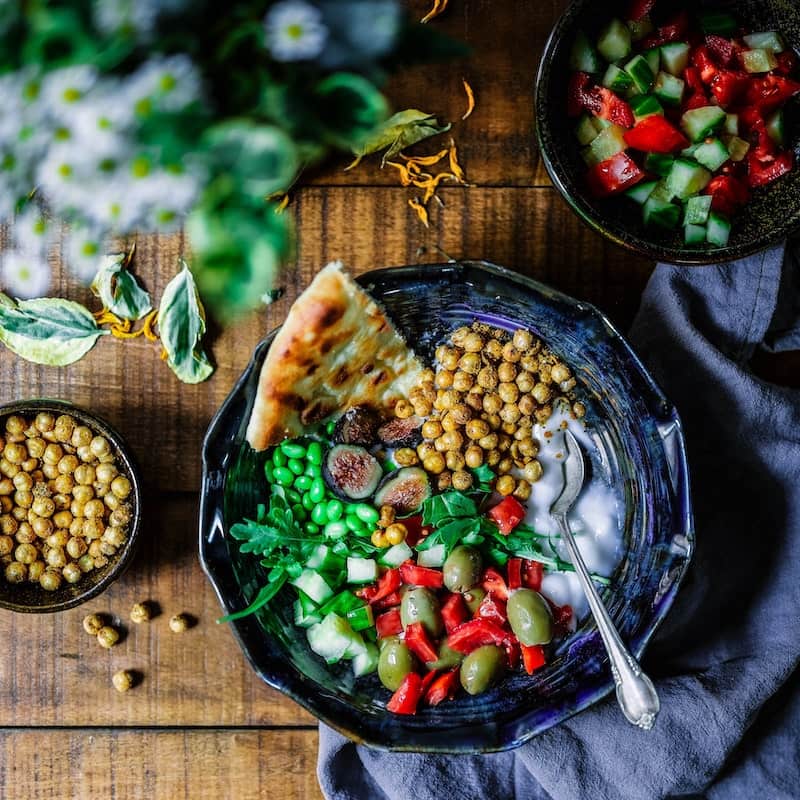 Photo of beatfully arranged food