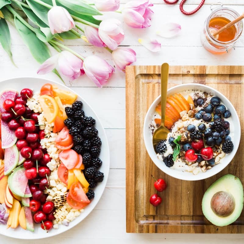 Photo of beatfully arranged food